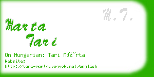 marta tari business card